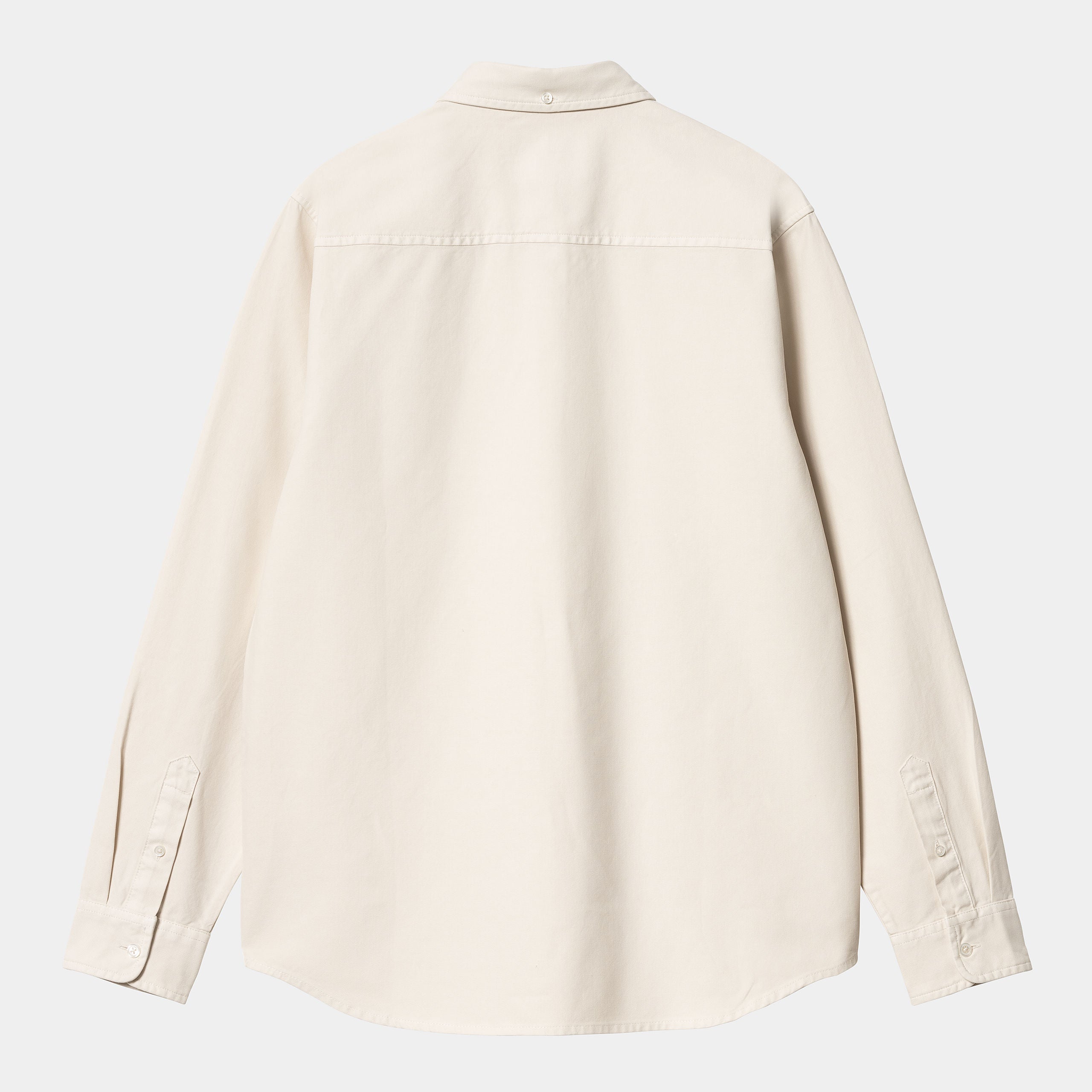 L/S Bolton Shirt moonbeam (garment dyed)