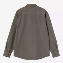 L/S Bolton Shirt shungite garment dyed