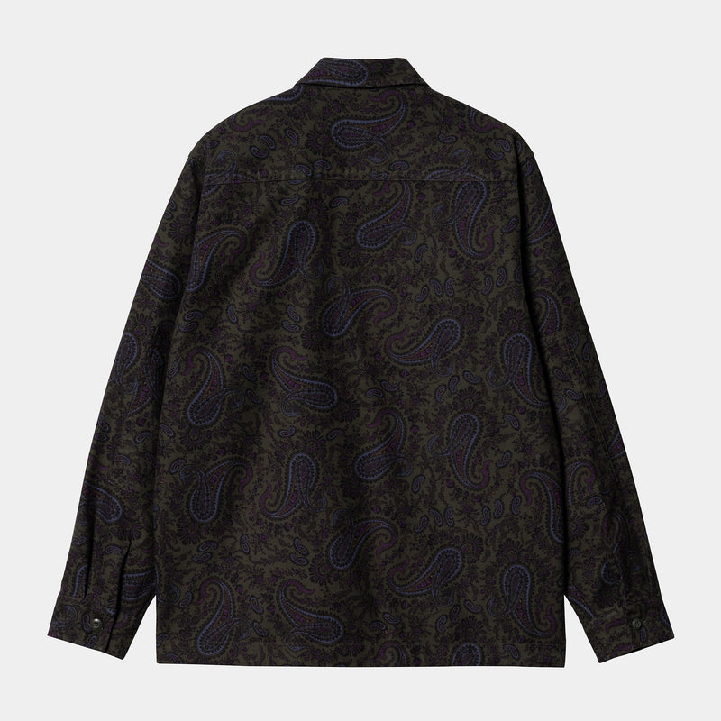 L/S Charter Shirt paisley print/plant