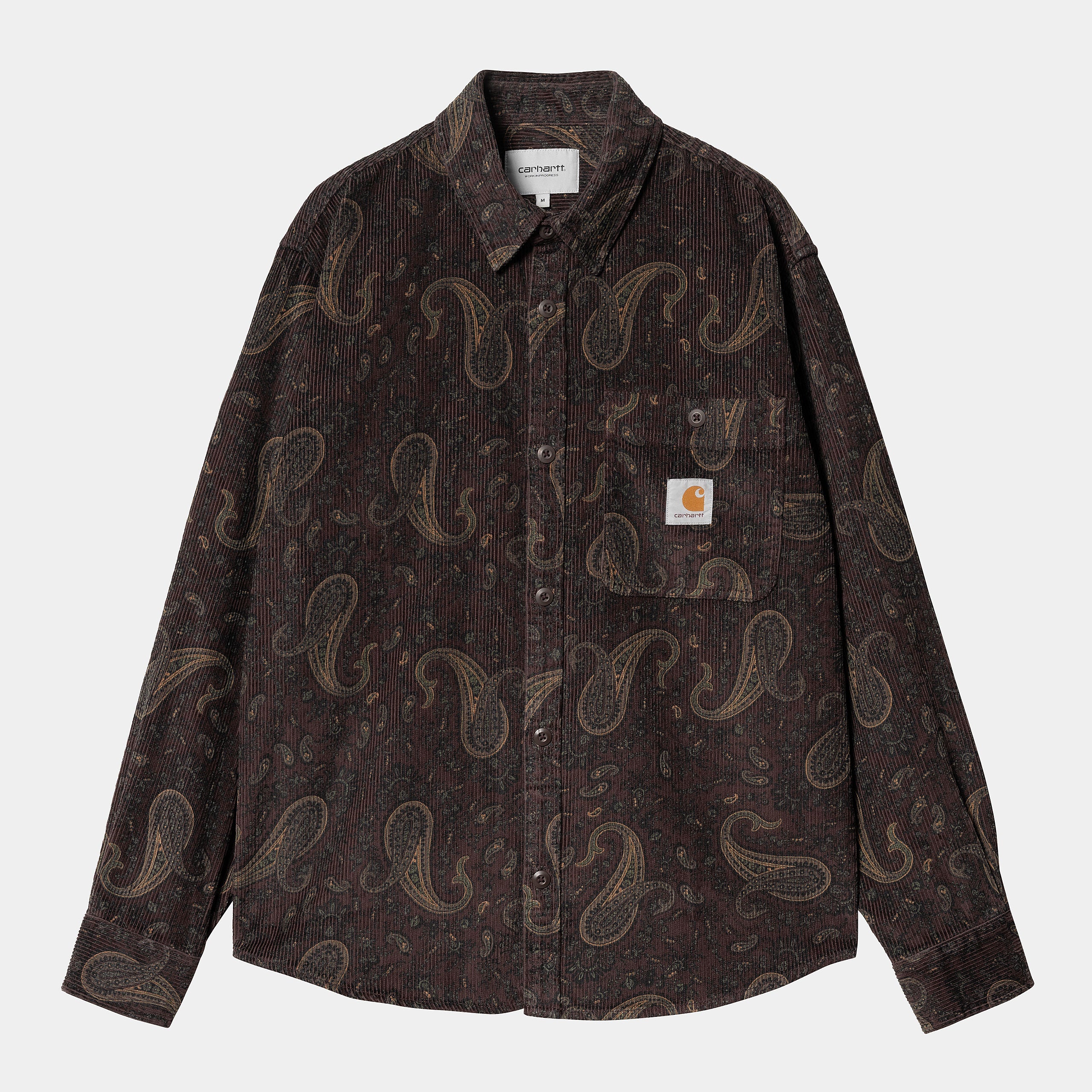 L/S Flint Cord  Shirt paisley print/buckeye (rinsed)