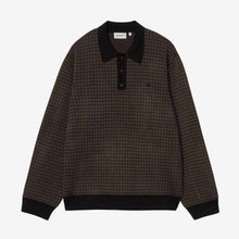 L/S Lowis Polo lowis houndstooth/vitola heather Carhartt WIP