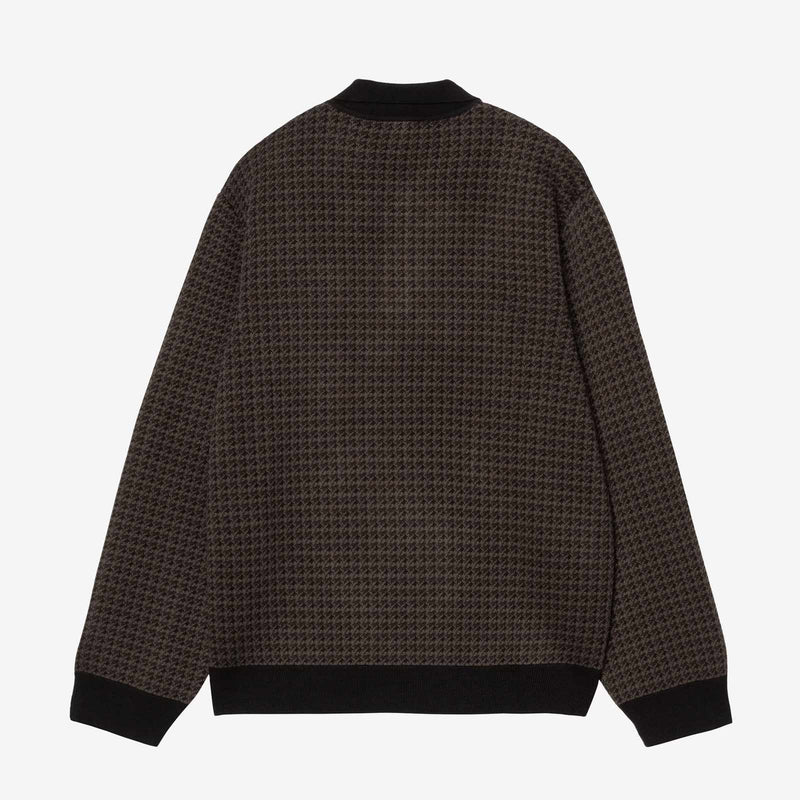 L/S Lowis Polo lowis houndstooth/vitola heather Carhartt WIP