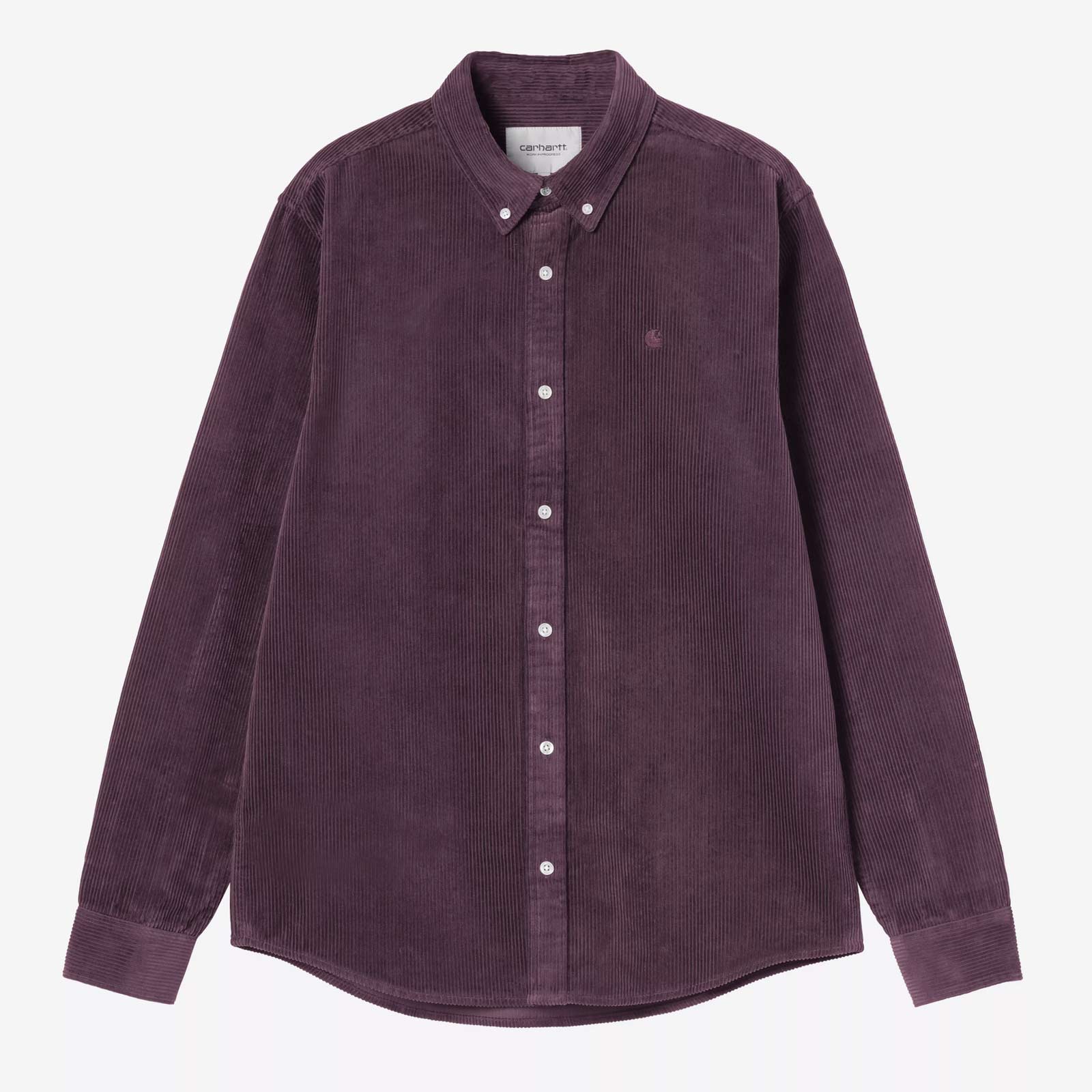 L/S Madison Cord Shirt cozy purple