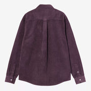 L/S Madison Cord Shirt cozy purple