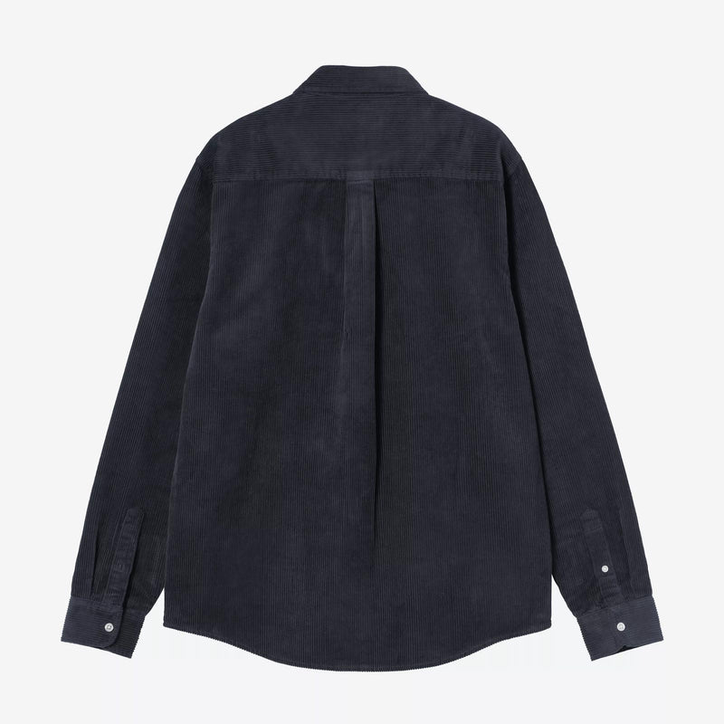 L/S Madison Cord Shirt dark navy