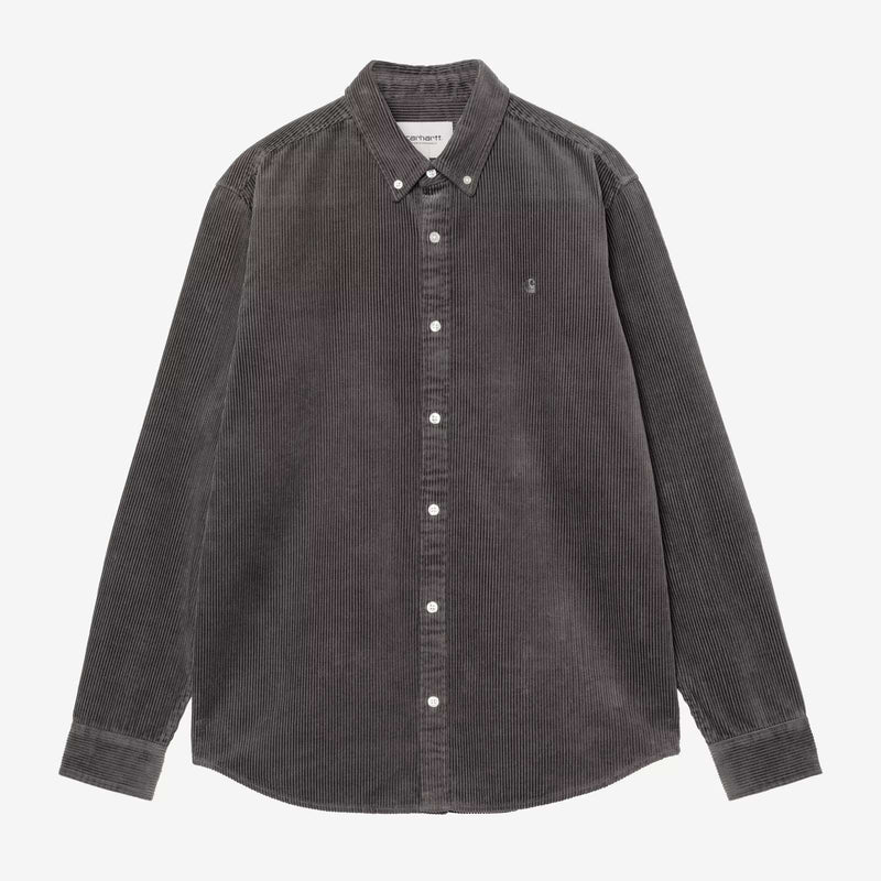 L/S Madison Cord Shirt graphit/graphit Carhartt WIP