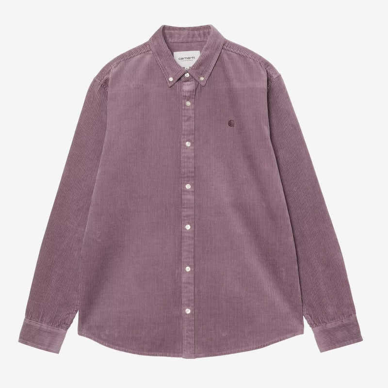 L/S Madison Cord Shirt phlox/phlox Carhartt WIP