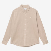L/S Madison Cord Shirt wall