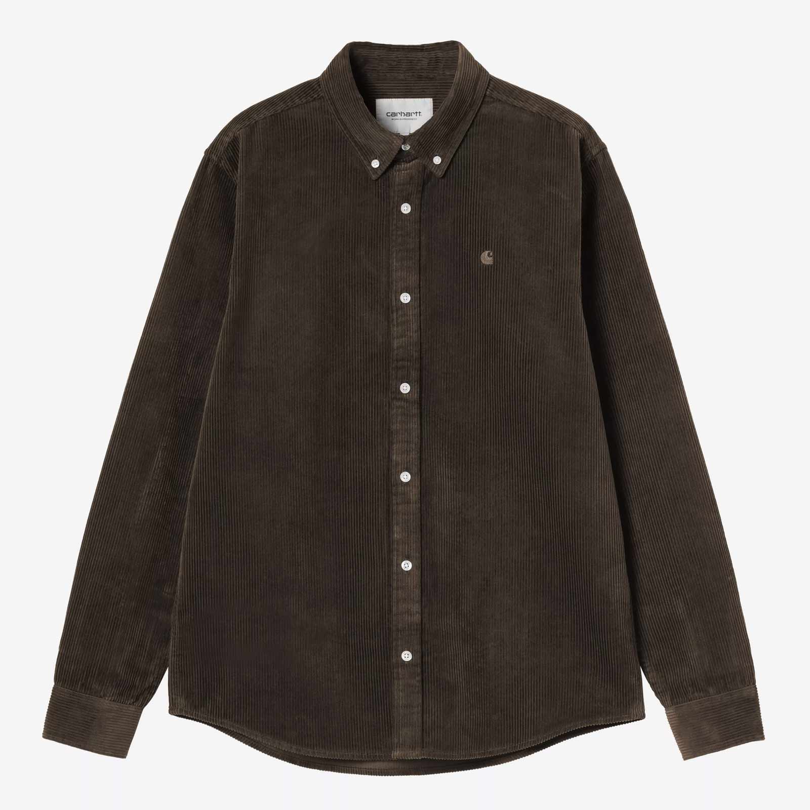 L/S Madison Cord tobacco