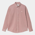 L/S Madison Fine Cord Shirt glassy pink/wax