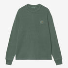 L/S Vista Waffle T-Shirt dark scarab garment dyed