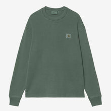 L/S Vista Waffle T-Shirt dark scarab garment dyed