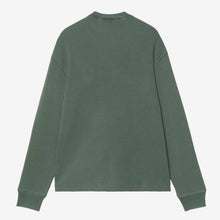 L/S Vista Waffle T-Shirt dark scarab garment dyed