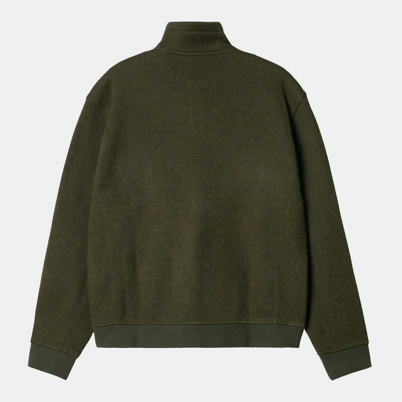 Luther Half Zip Sweat tarragon heather