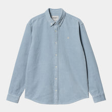 L/S Madison Cord Shirt dusty ice/wax