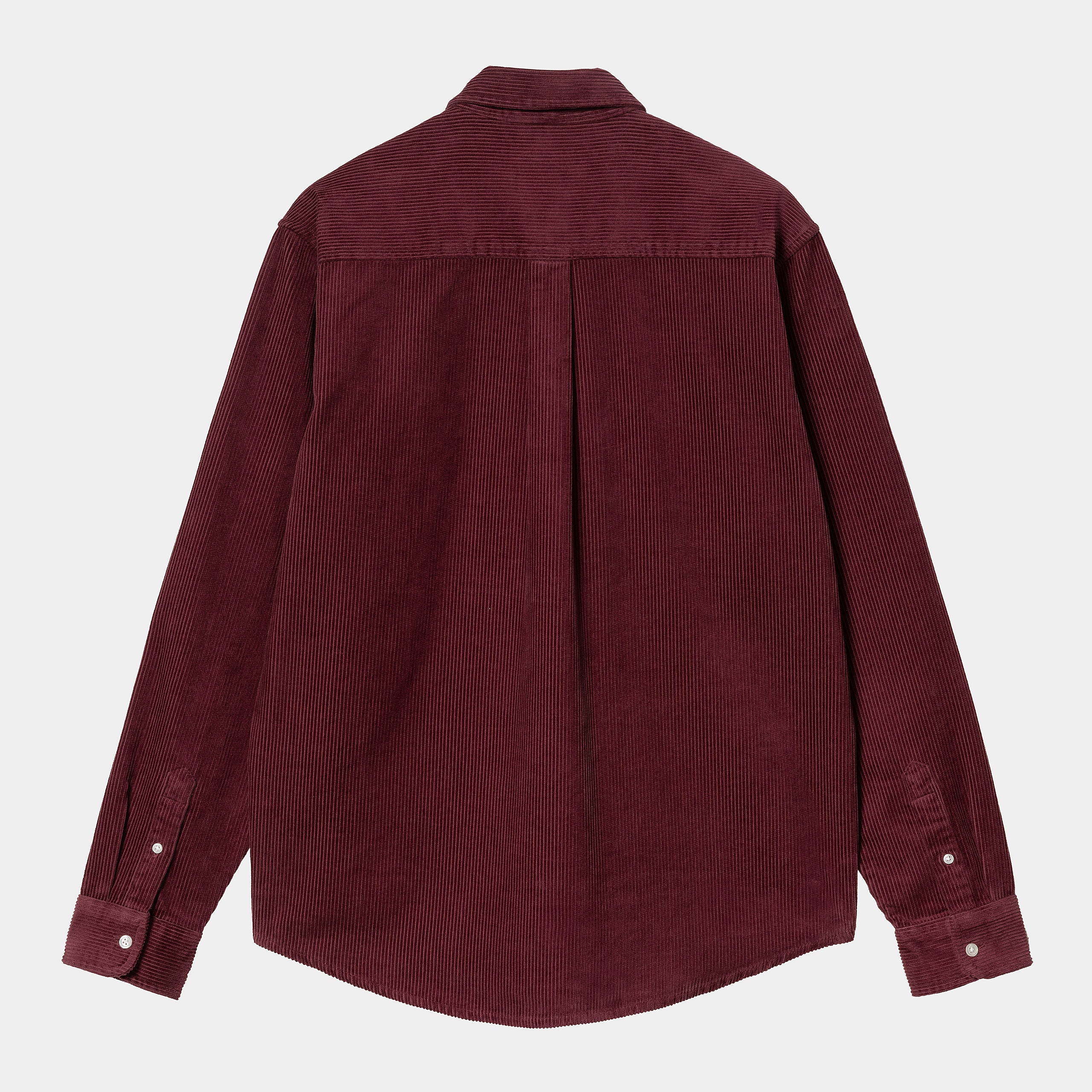 L/S Madison Cord Shirt malbec/black