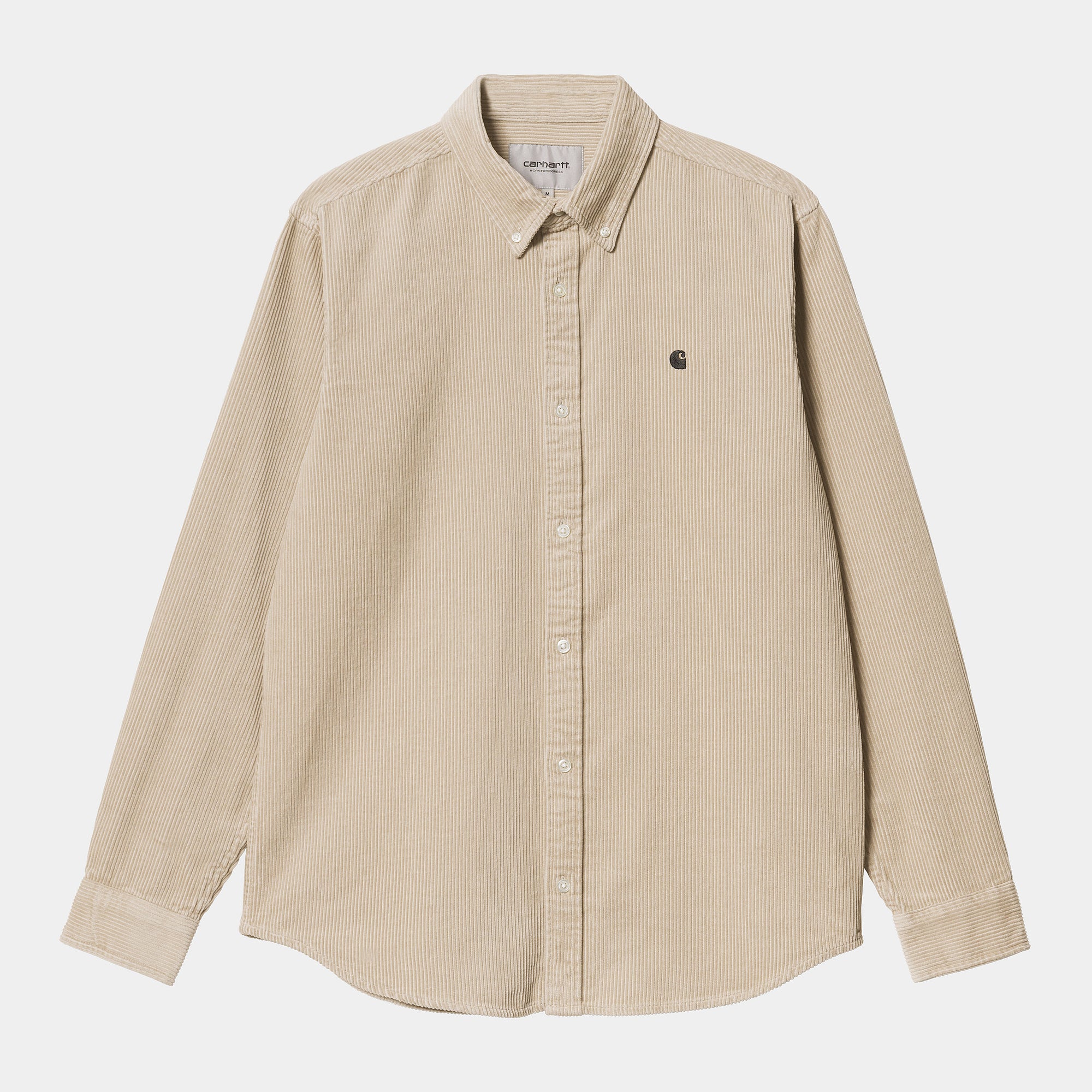 L/S Madison Cord Shirt wall/black