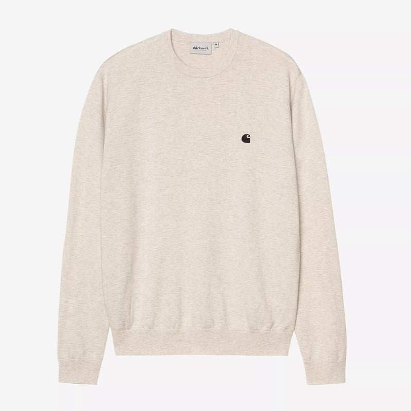 Madison Lambswool Sweater fleur de sel/black Carhartt WIP