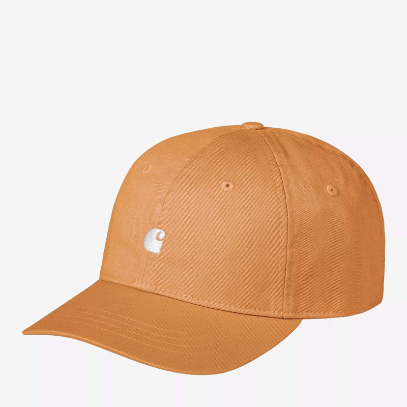 Madison Logo Cap gentle orange/white Carhartt WIP