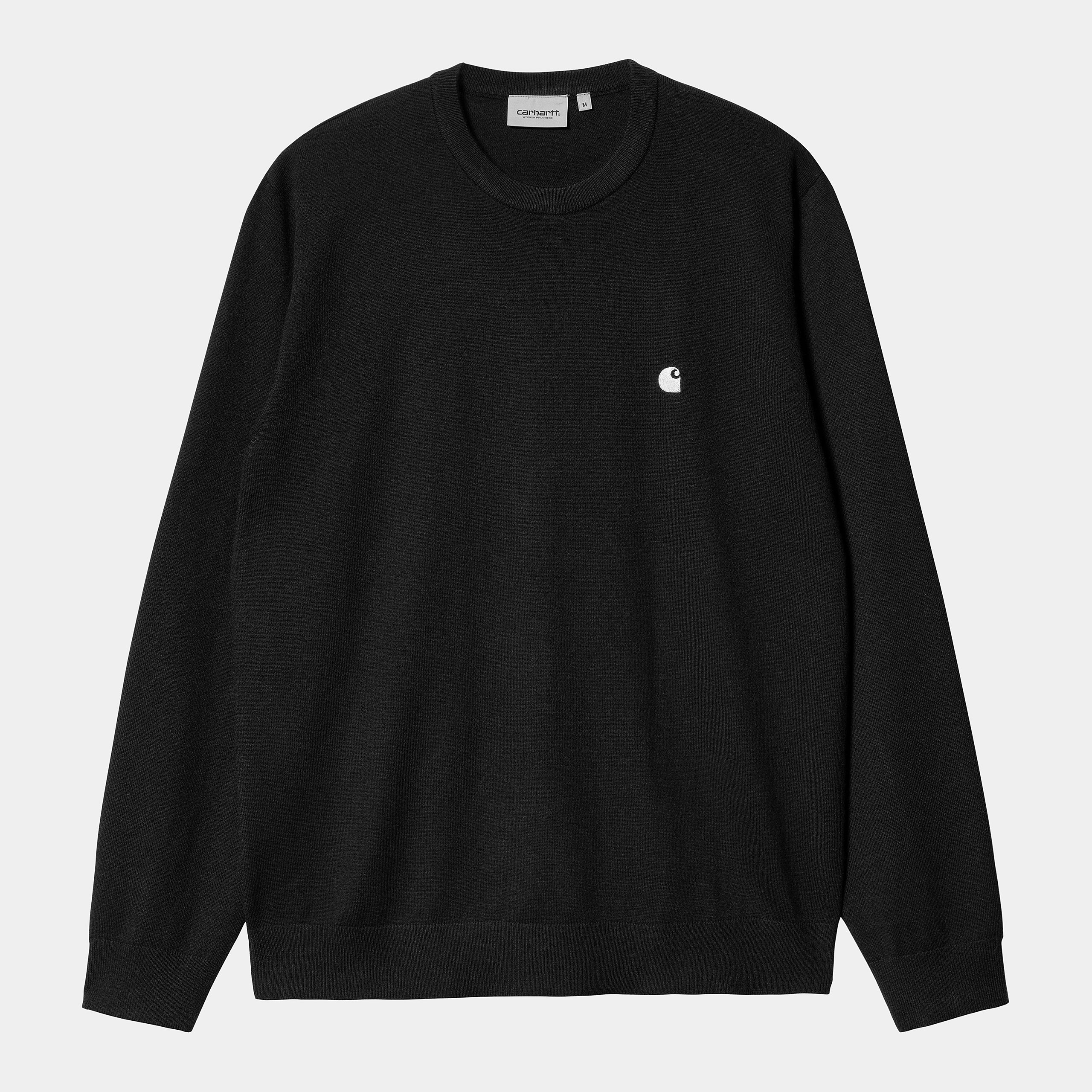 Madison Lambswool Sweater black/wax