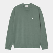 Madison Sweater silver pine/white
