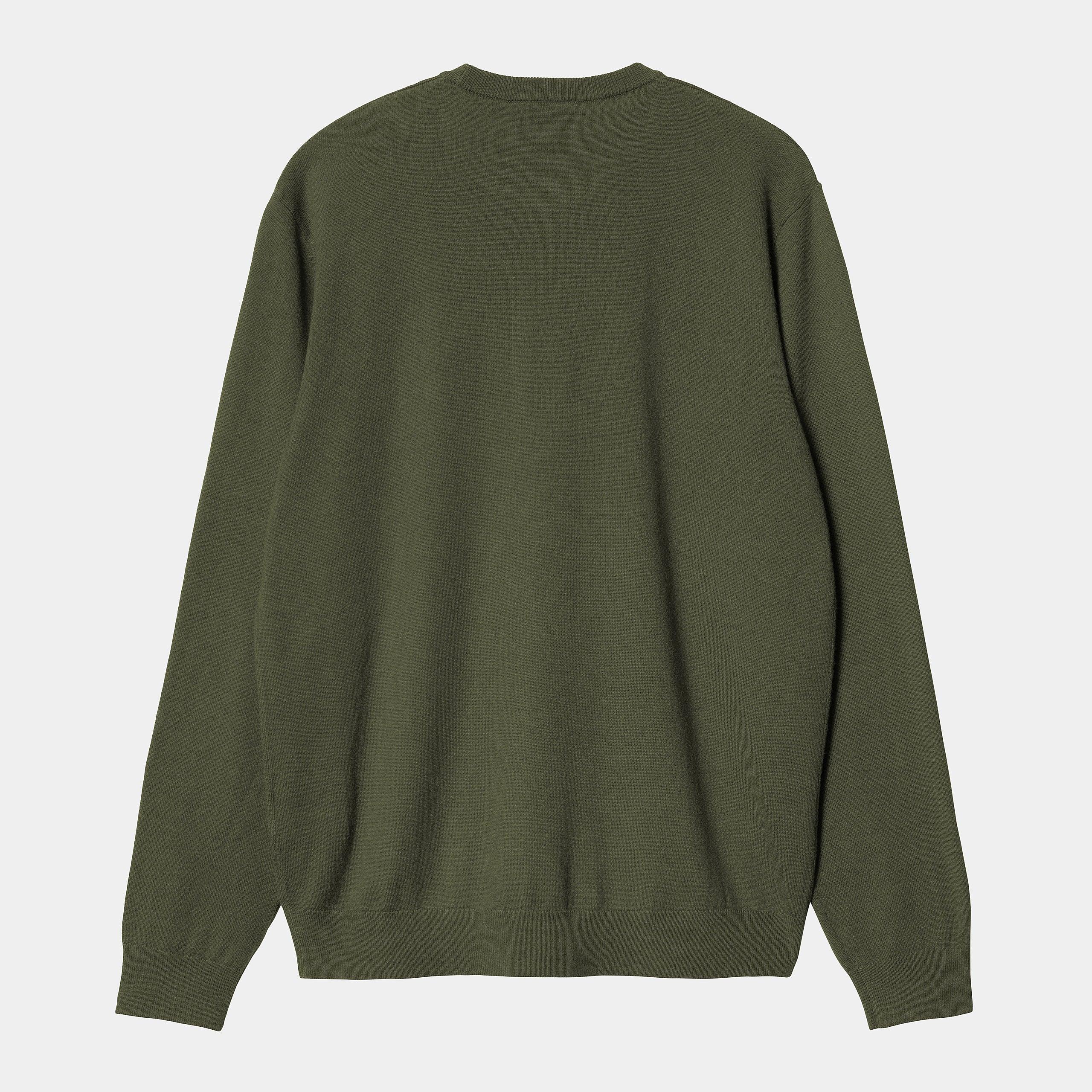 Madison Lambswool Sweater tarragon/black