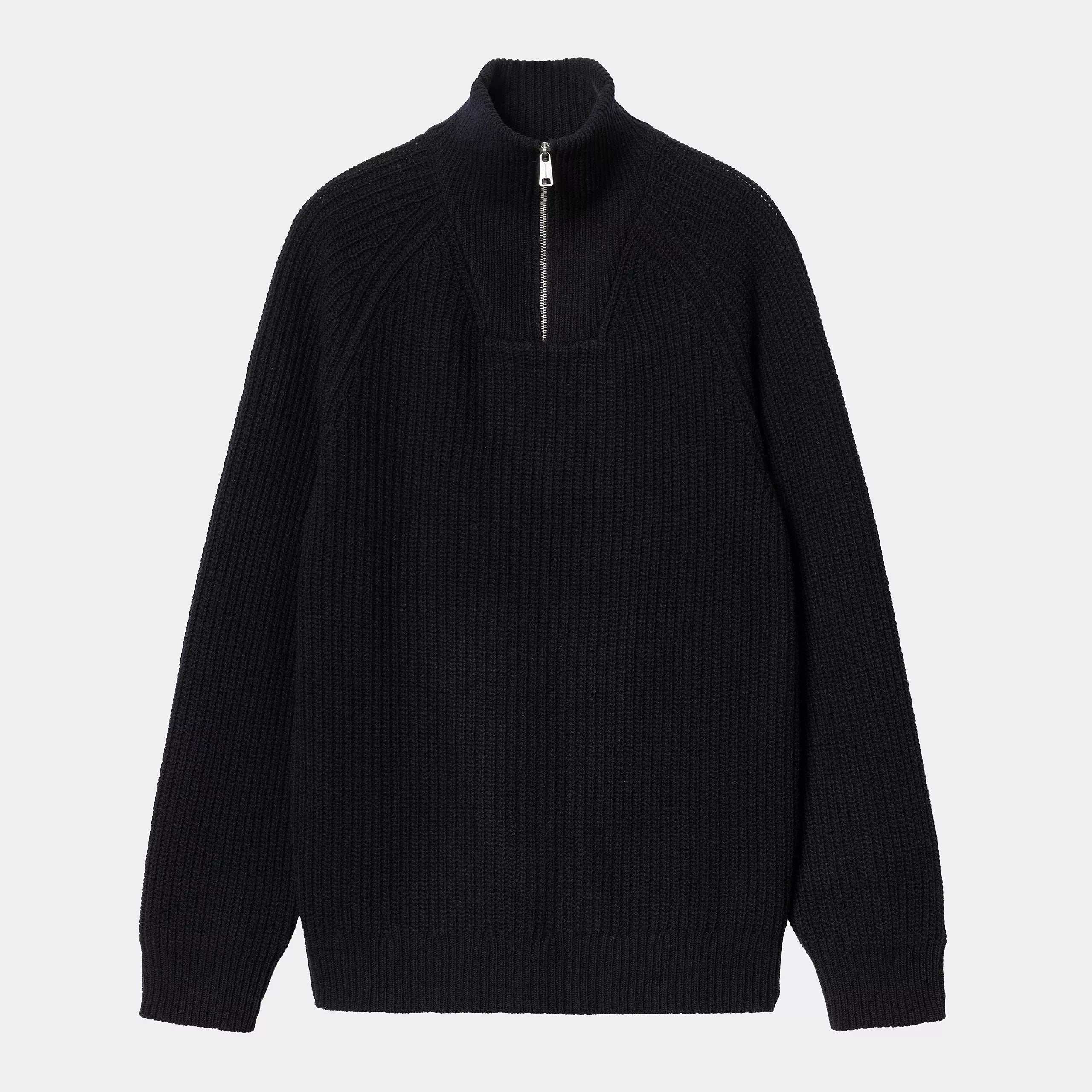 Marlon Half Zip Sweater dark navy