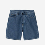 Nolan Short blue heavy stone wash Carhartt WIP