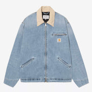 OG Detroit Jacket blue/dusty h brown burst washed Carhartt WIP