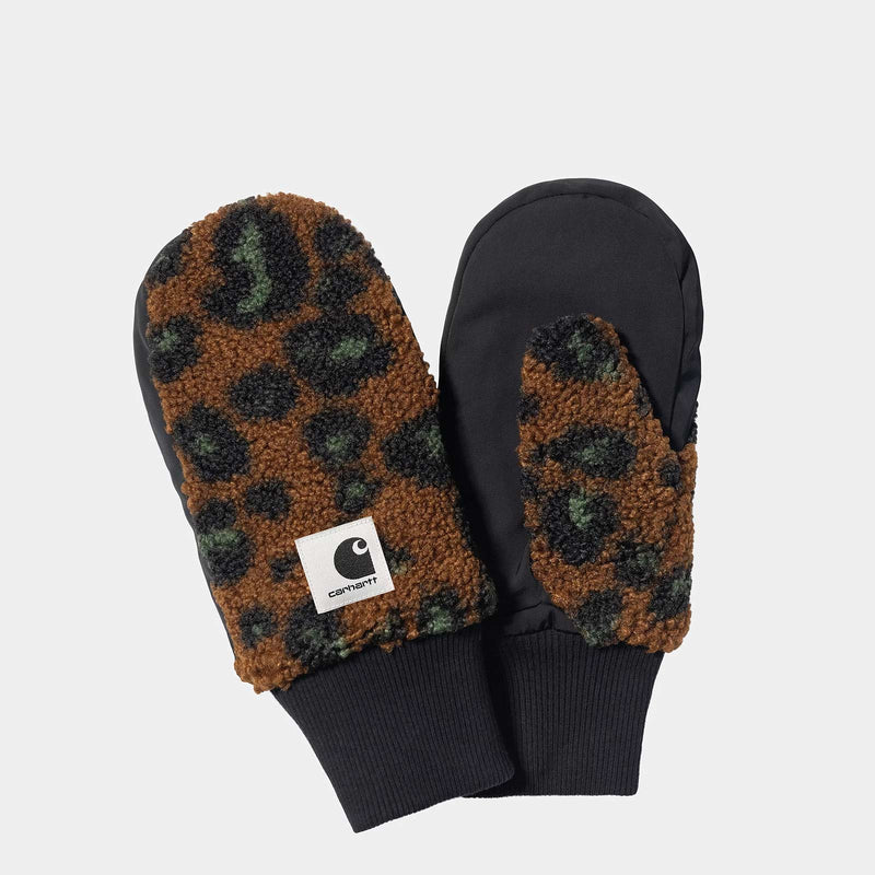 Orla Mitten Gloves camo leo jacuard/tamarind/black