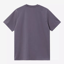 S/S American Script T-Shirt shady purple Carhartt WIP