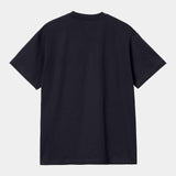 S/S Heart Patch T-Shirt dark navy