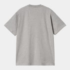 S/S Heart Patch T-Shirt grey heather