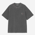 S/S Nelson Waffle T-Shirt black garment dyed