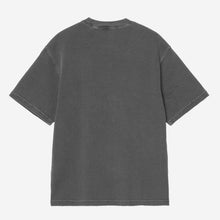 S/S Nelson Waffle T-Shirt black garment dyed