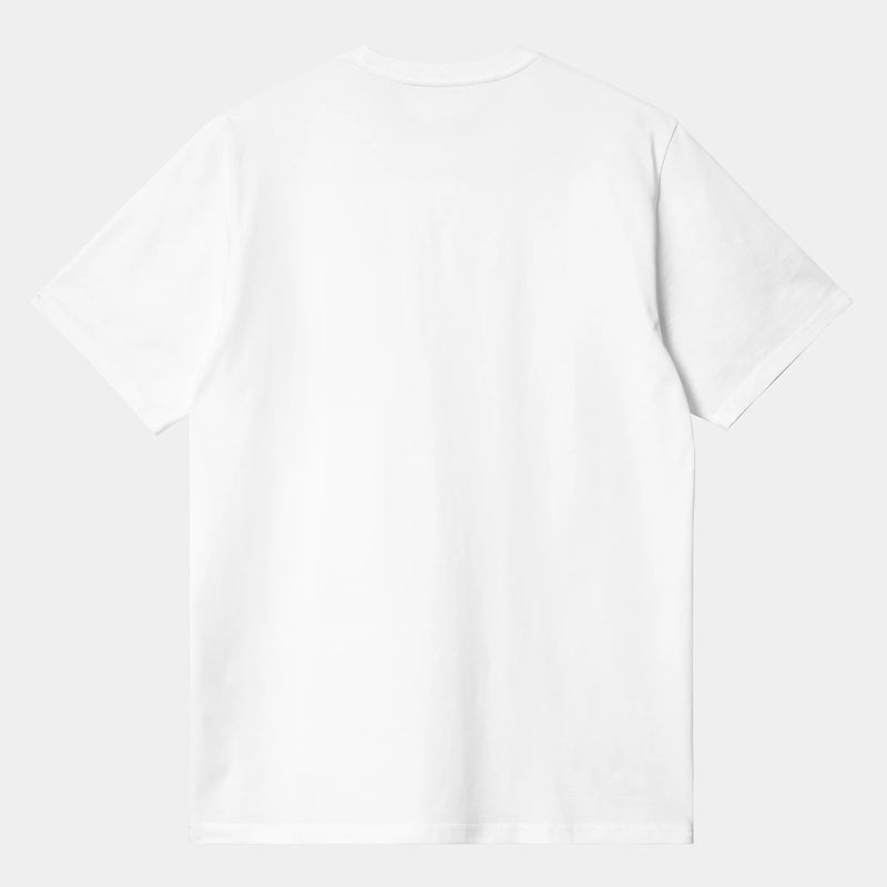 S/S Pocket Heart T-Shirt white/black