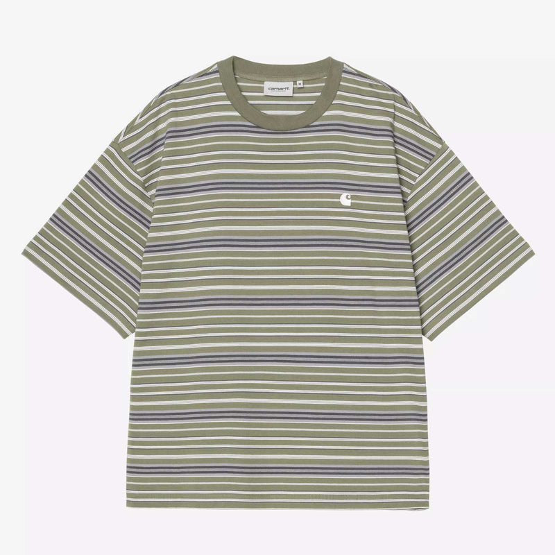 S/S Zane T-Shirt zane stripe/dollar green Carhartt WIP