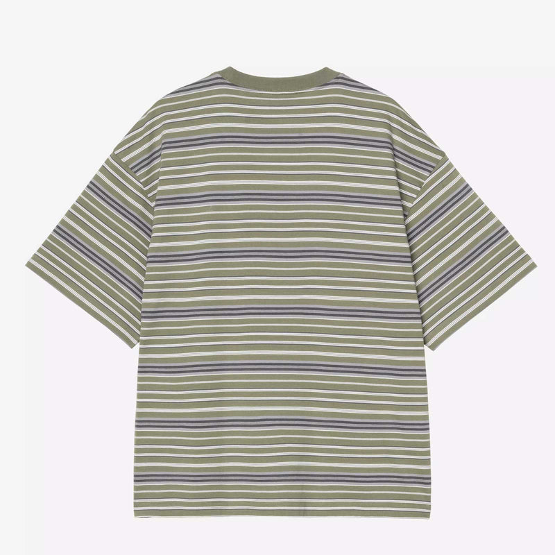 S/S Zane T-Shirt zane stripe/dollar green Carhartt WIP