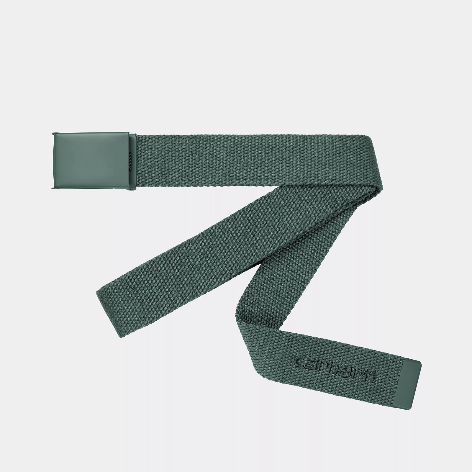 Script Belt Tonal silver pine