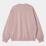 Vista Sweat glassy pink garment dyed