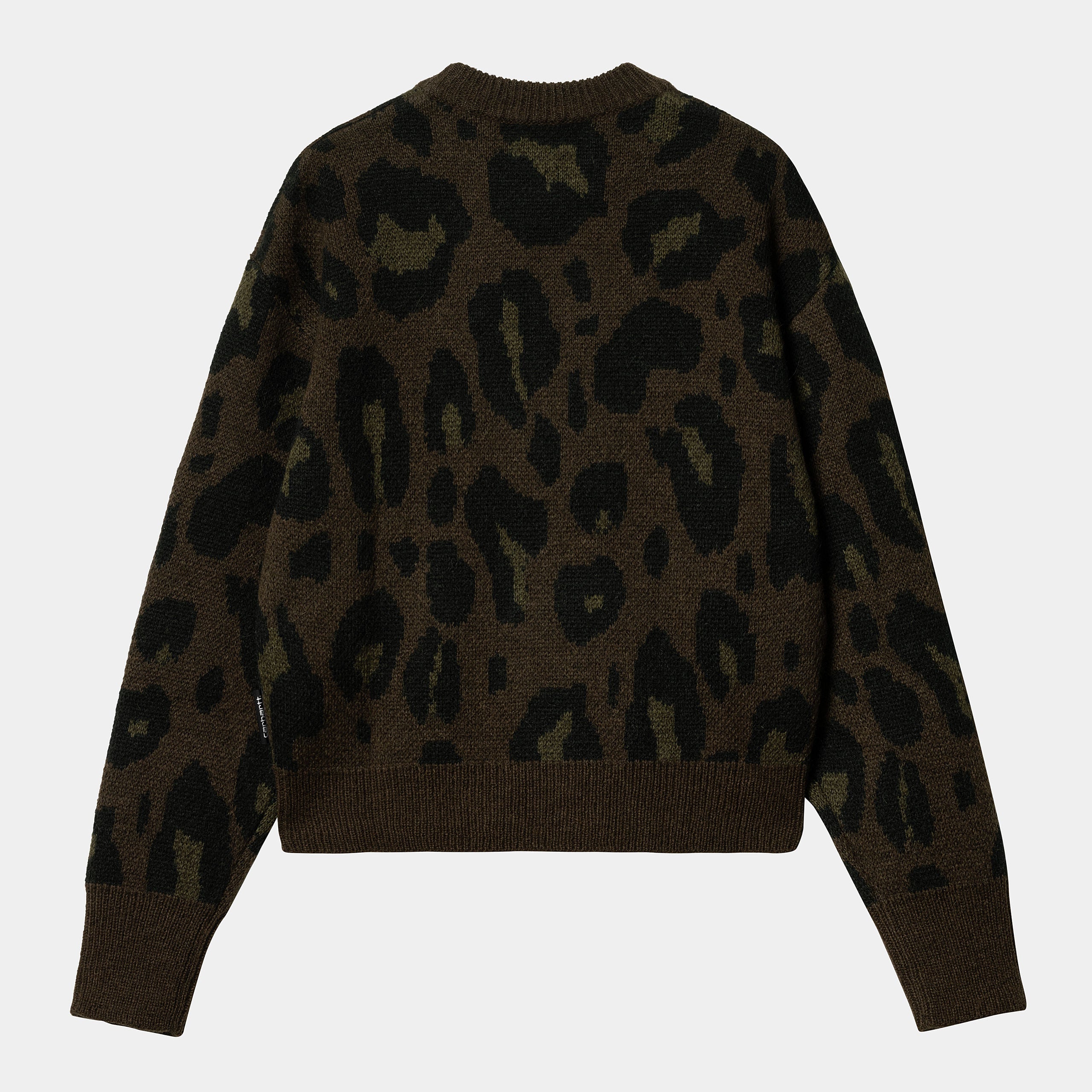 W' Merton Sweater camo leo jacquard/tamarind