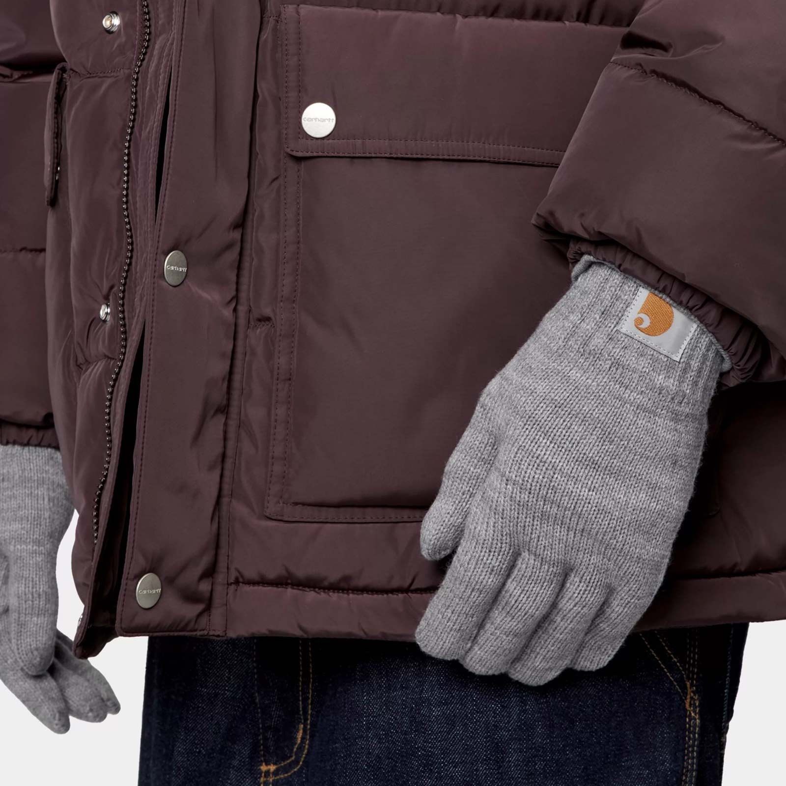 Watch Gloves grey heather Carhartt WIP