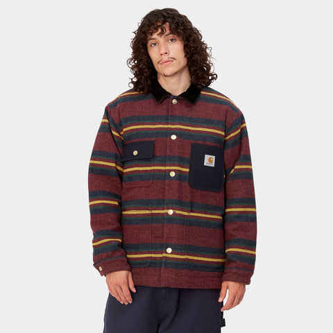 Oregon Jacket starco stripe/bordeaux
