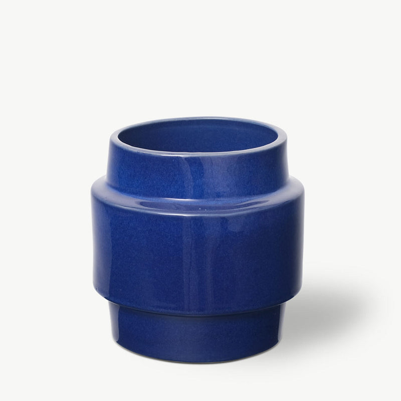Stoneware Planter blue Casa Atlântica