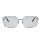 Mitte Sunglasses silver/transparent grey
