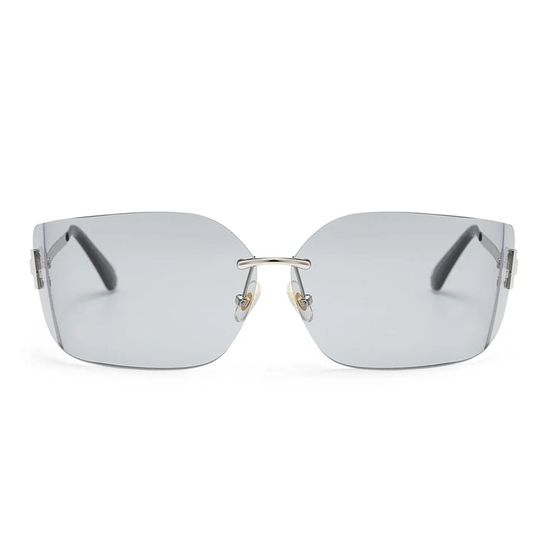 Mitte Sunglasses silver/transparent grey