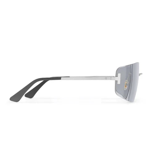 Mitte Sunglasses silver/transparent grey