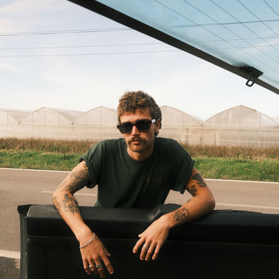 The AK Sunglasses moss green/black CHPO