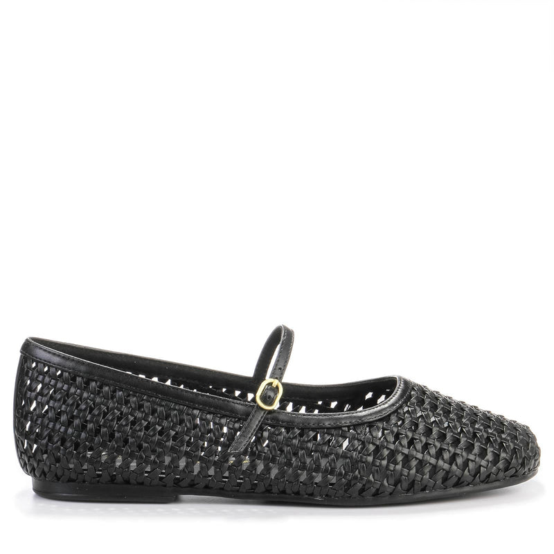 Livia Sky black weave Clarks Originals