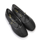 Livia Sky black weave Clarks Originals